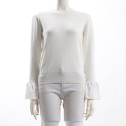 フリルディティールニット