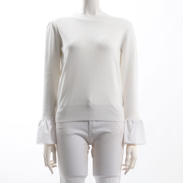 フリルディティールニット