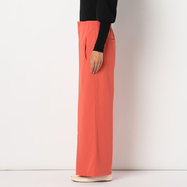 バックゴムデザインワイドパンツ