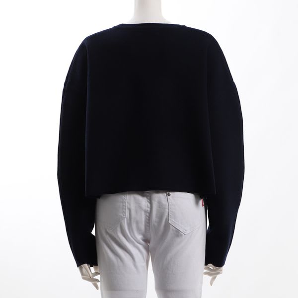 ハイゲージクルーネックニット