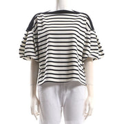 ボリュームスリーブボーダーカットソー