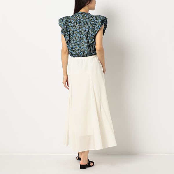 空羽ボイルギャザーロングスカート