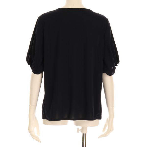 袖ねじりパフカットソー