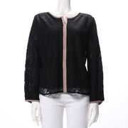 パイピングレースブラウス