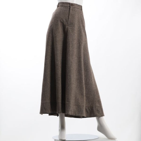 ツイードフレアマキシスカート