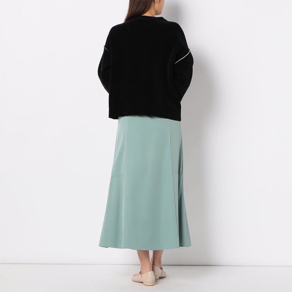 ボリュームスリーブドロップショルダーニット