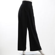 ハイウエストタック入りワイドパンツ