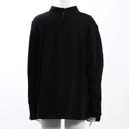 バックボタン付きスリットカットソー