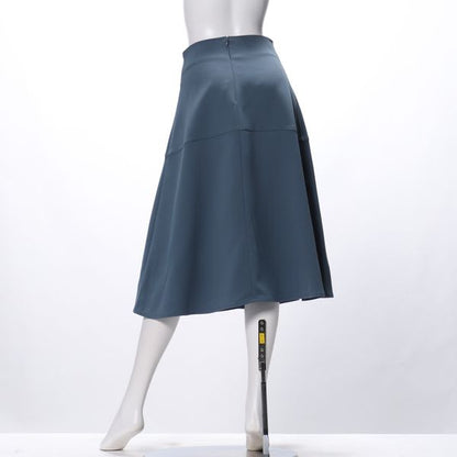 サイドDカンベルトデザインAラインスカート