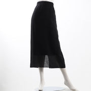 ドット柄スリットスカート