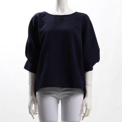 ふんわり袖くるみボタンブラウス