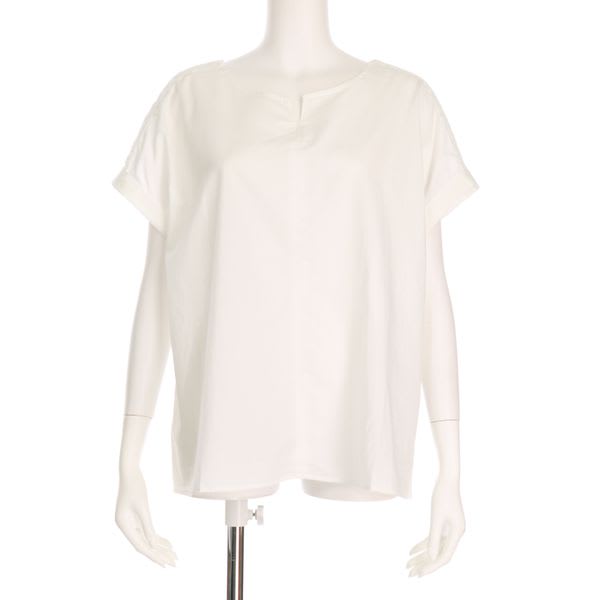 レース肩透けブラウス