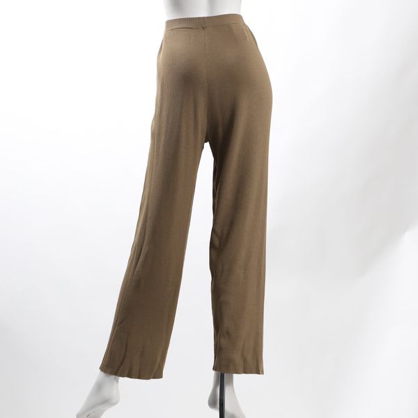 フロントスリットリブパンツ