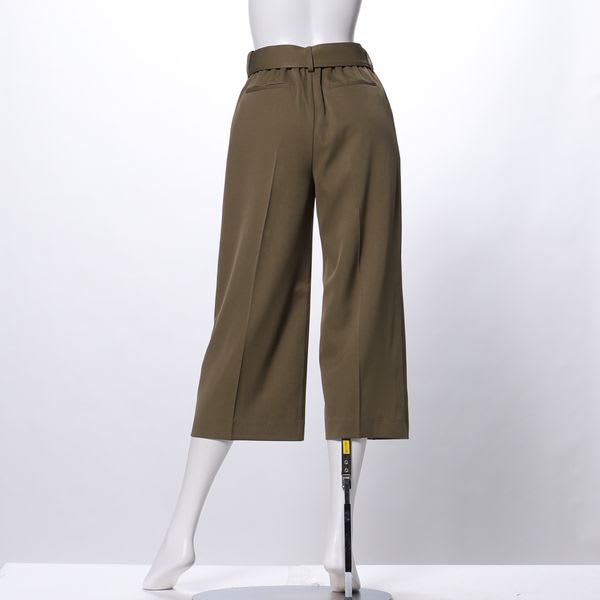 ウエストベルトワイドパンツ