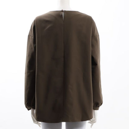 ドロップショルダーVネックブラウス