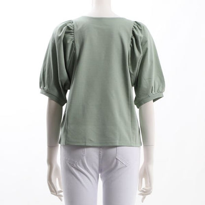 ギャザー袖カットソー