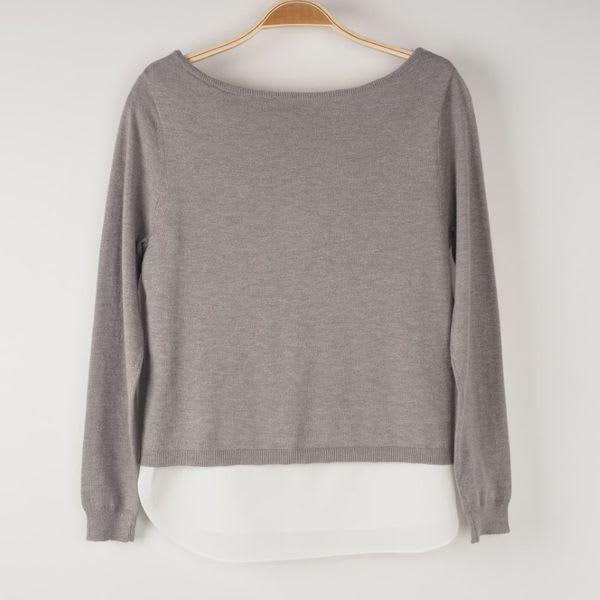 重ね着風ニット