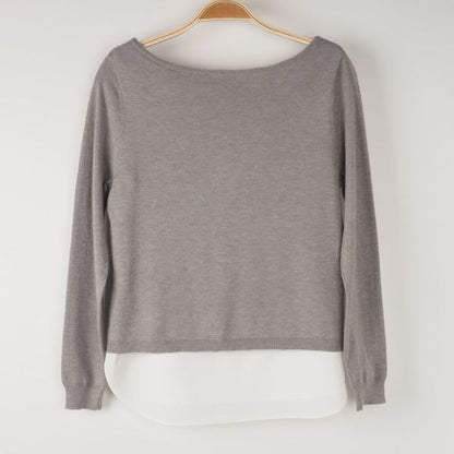 重ね着風ニット