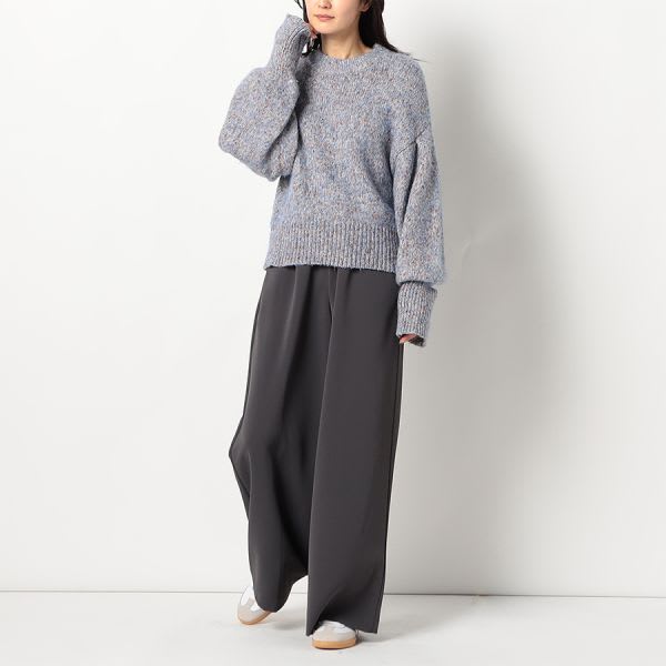 ウエスト総ゴムフレアパンツ