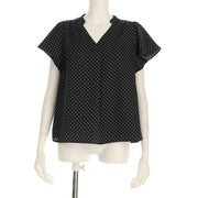 フレアスリーブブラウス