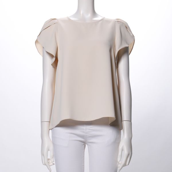 ペタルスリーブブラウス