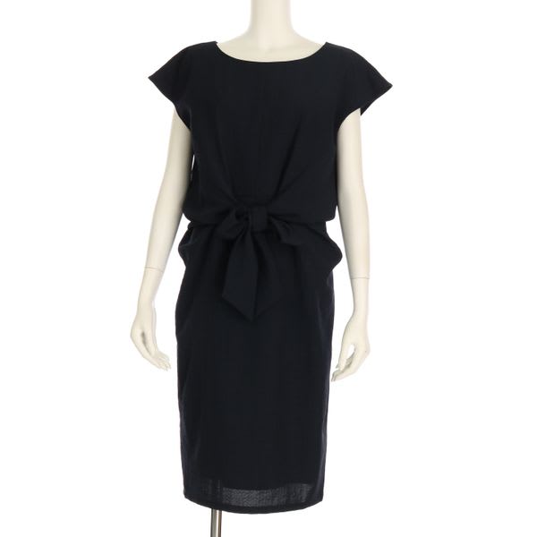 ウエストリボンワンピース