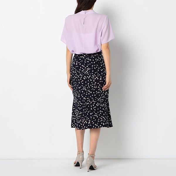 切替マーメイドスカート