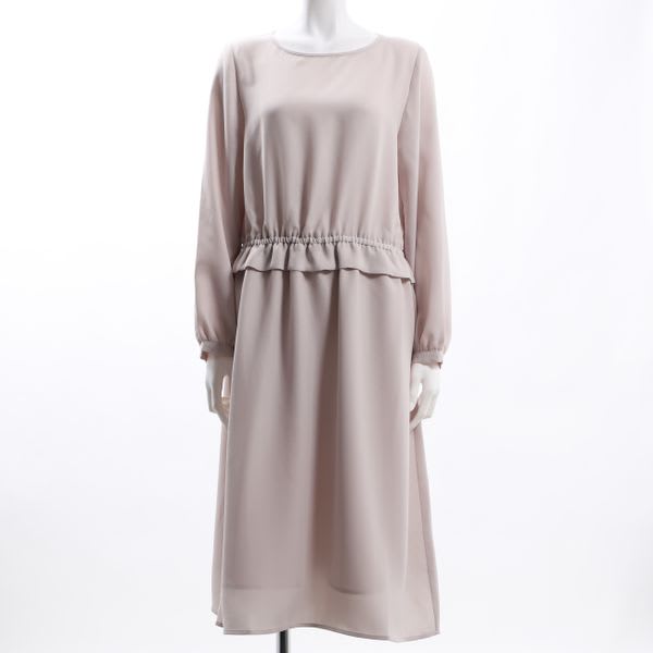 ウエスト切替デザインワンピース