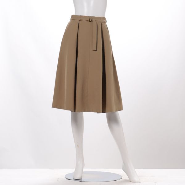 Dカンベルトタックフレアスカート