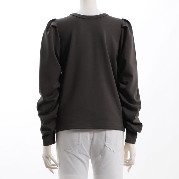 クルーネックボリュームスリーブカットソー