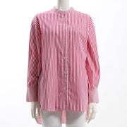 アウトポケットストライプシャツ