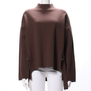 サイドスリットデザインニット