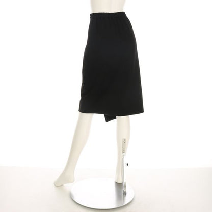 ラップ風フロントボタンタイトスカート