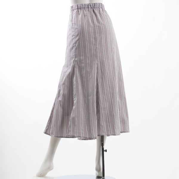 ストライプ柄マーメイドスカート