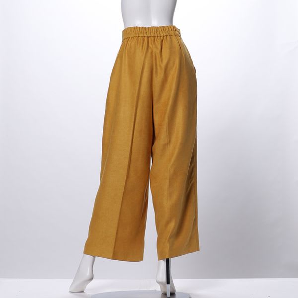 ウエストボタンワイドパンツ