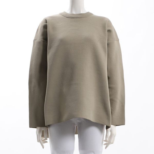 スポンジ肌触りニットプルオーバー