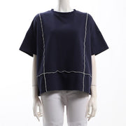 配色オーバーサイズカットソー