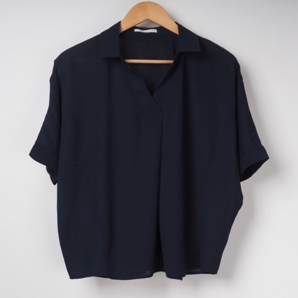 ドルマンスリーブスキッパーブラウス