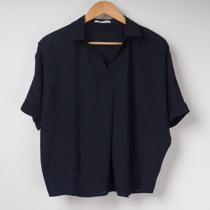 ドルマンスリーブスキッパーブラウス