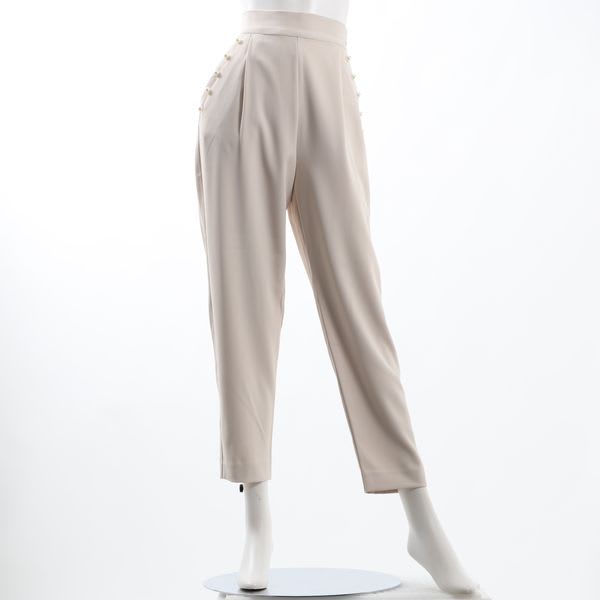 サイドパールテーパードパンツ