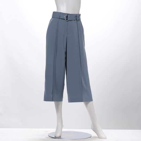 Dカンベルト付きガウチョパンツ