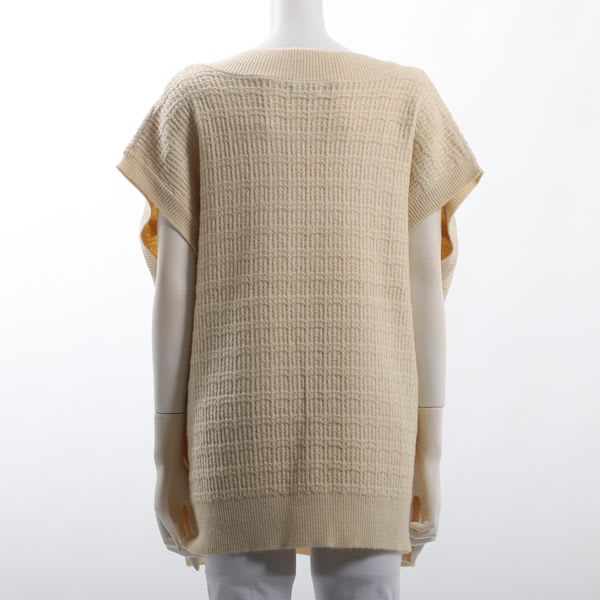 ツイードニットベスト