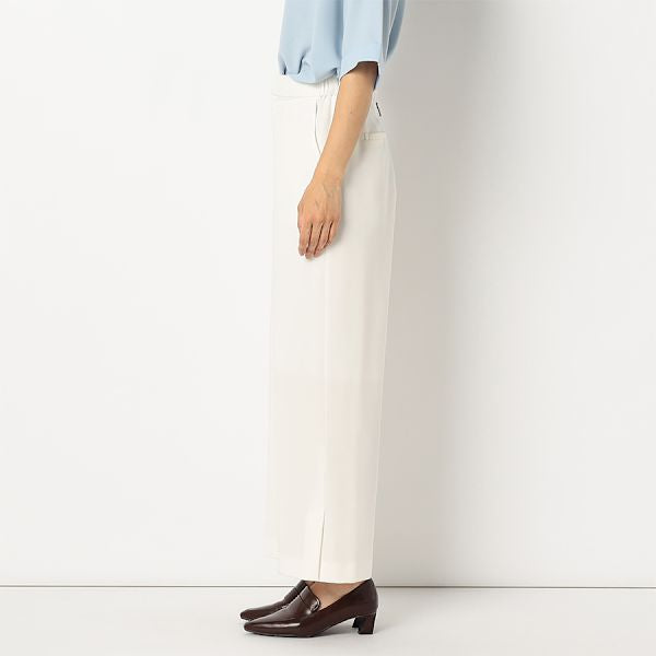 バックベルトデザインワイドパンツ