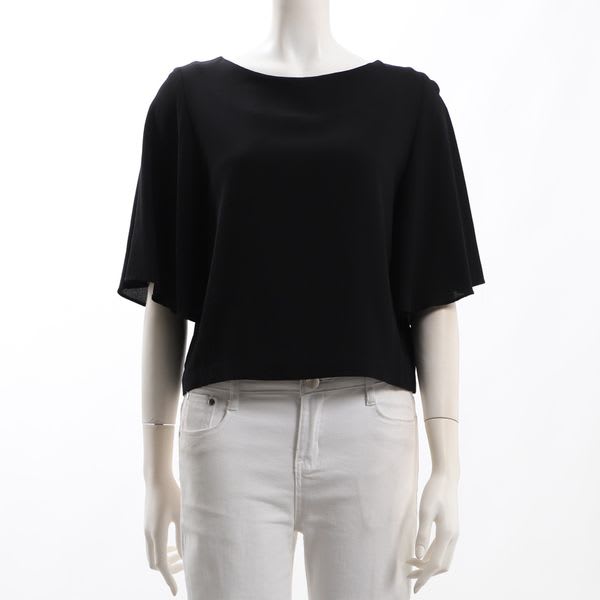 フレアースリーブブラウス