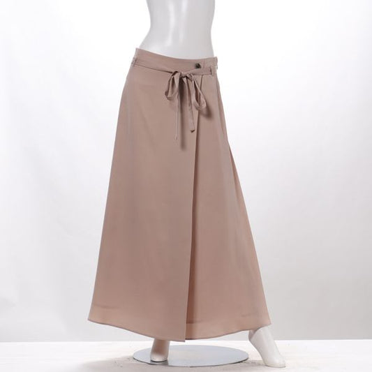 リボンベルトデザインラップ風スカート