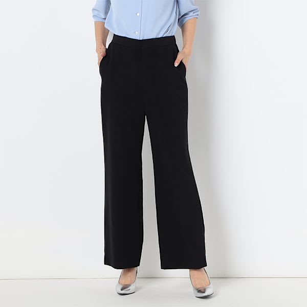 シンプルフレアパンツ