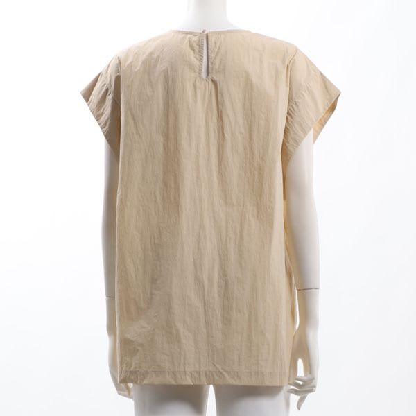 クルーネックブラウス