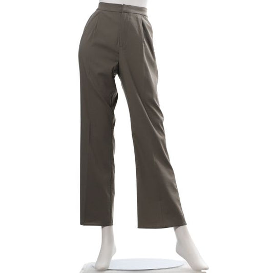 バックゴムハイウエストフレアパンツ