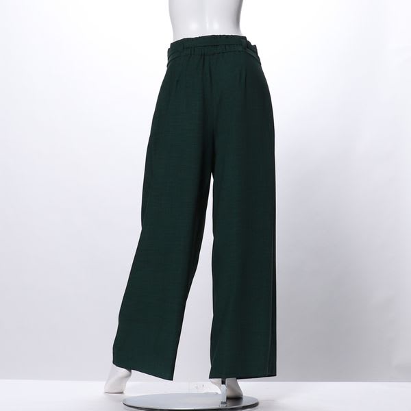 ウエストリボンワイドパンツ