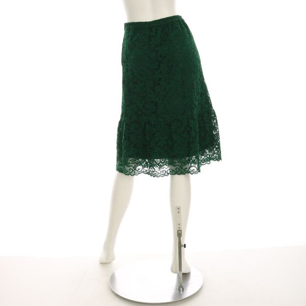 総レースペプラムスカート